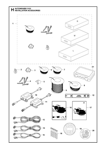 Part Location Diagram of 115906110 Husqvarna Quick Guide