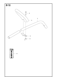 Tube Diagram and Parts List for 315IC  Husqvarna Edger