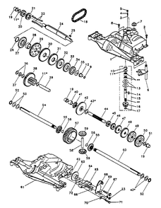 Part Location Diagram of 2232J Husqvarna Washer, Plain .632 x 1.00 x .026