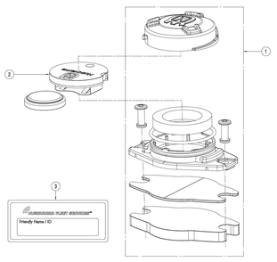 Part Location Diagram of 595846101 Husqvarna Sensor