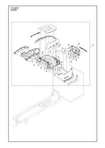 Cover Diagram and Parts List for TC220TD  Husqvarna Lawn Tractor