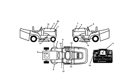 Part Location Diagram of 532409083 Husqvarna Operators Manual
