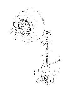 Wheels & tires Diagram and Parts List for 967262401-00  Husqvarna Lawn Mower