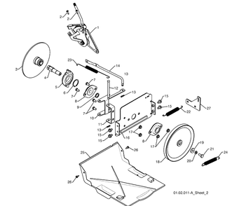 Drive - B Diagram and Parts List for 924SB (96193004500)(2009-06) Husqvarna Snow Blower