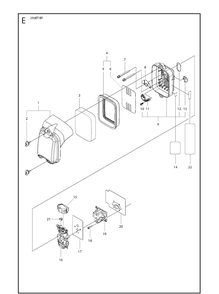 Carburetor And Air Filter Diagram and Parts List for 350BT  Husqvarna Leaf Blower / Vacuum