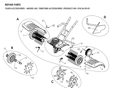 Part Location Diagram of 510368601 Husqvarna Guard