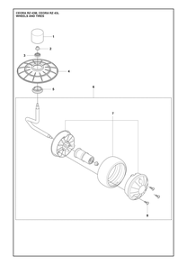 Wheels And Tires Diagram and Parts List for CEORARZ43M  Husqvarna Lawn Mower