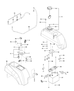 Part Location Diagram of 575320901 Husqvarna Harness