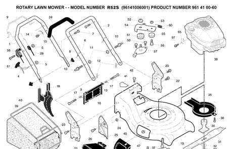 Part Location Diagram of 532195861 Husqvarna Console