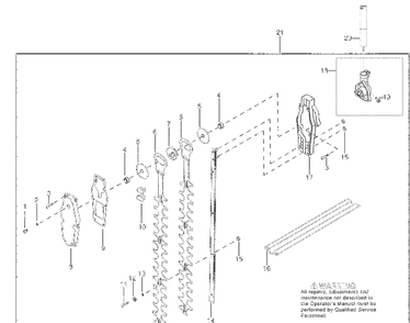 Repair Parts Diagram and Parts List for LDX 2007-07 Husqvarna Trimmer