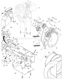 Page B Diagram and Parts List for 8024ST 8024 ST HUA -954223104 -2002-09 Husqvarna Snow Blower