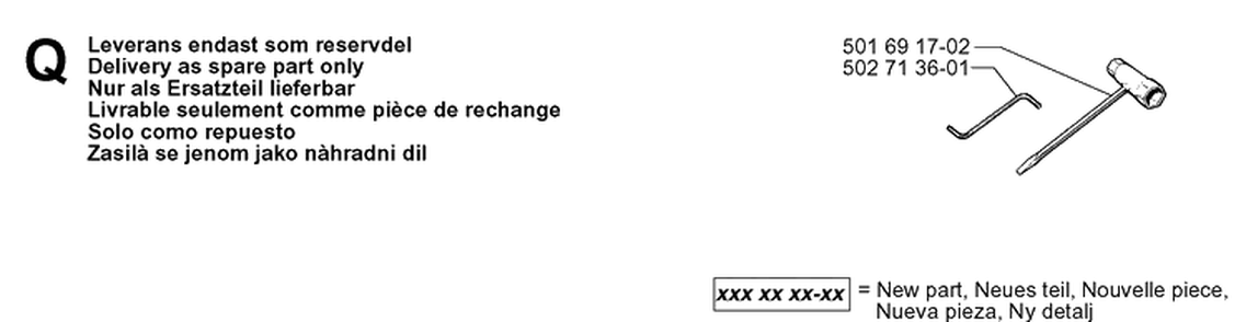 Accessories 2 Diagram and Parts List for RIDER850HST 1998-03 Husqvarna Lawn Mower