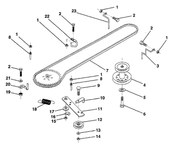 Ground Drive Diagram and Parts List for LR12 (954000752-A)(1994-05) Husqvarna Lawn Tractor