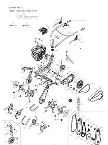Part Location Diagram of 531008521 Husqvarna Tine