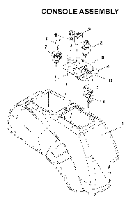 Control Panel And Discharge Chute Diagram and Parts List for CZ4818BIA (968999276)(2004-09) Husqvarna Lawn Tractor