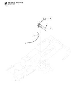 Controls Diagram and Parts List for R175 (965104901)(2007-01) Husqvarna Lawn Tractor