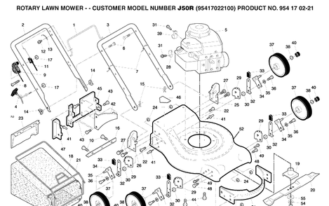 Part Location Diagram of 532146143 Husqvarna Protector