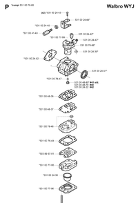 Part Location Diagram of 531007799 Husqvarna 