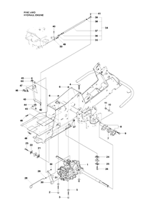 Engine 2 Diagram and Parts List for R16CAWD (966830301)(2010-07) Husqvarna Lawn Tractor