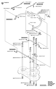 Protection Frame Diagram and Parts List for R13AWD (965079901)(2006-01) Husqvarna Lawn Tractor