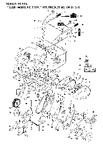 Product Complete Diagram and Parts List for T50R 2001-04 Husqvarna Tiller