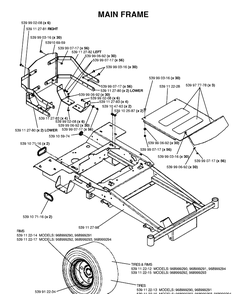 Part Location Diagram of 539112228 Husqvarna PAN, FLOOR