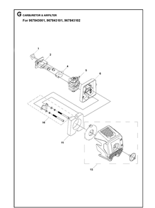 Part Location Diagram of 593638001 Husqvarna Insulator