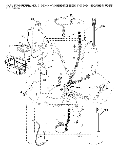 Electrical Diagram and Parts List for YTH2546TWIN (96041005500, 960410055)(2007-04) Husqvarna Lawn Tractor