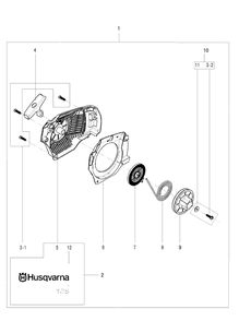 Part Location Diagram of 584791801 Husqvarna Spring