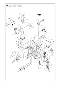 Part Location Diagram of 531021219 Husqvarna Nut, Lock