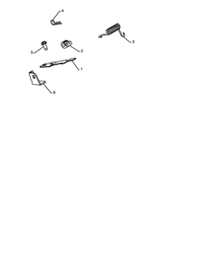 Handle 3 Diagram and Parts List for 5524ST 2009-08 Husqvarna Snow Blower