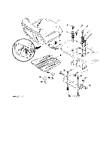 Seat Diagram and Parts List for YTH1842-917223810  Husqvarna Lawn Tractor