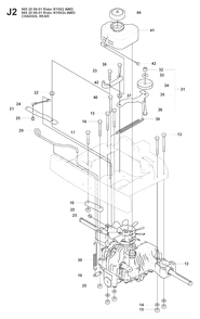 Chassis And Enclosures Diagram and Parts List for R15-V2AWD (965200901)(2008-01) Husqvarna Lawn Tractor