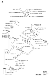 Frame Diagram and Parts List for R15-V2 (953533701)(2006-01) Husqvarna Lawn Tractor