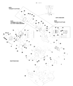 Engine Assembly 27 H.P. Diagram and Parts List for BZ6127D (968999218) (BAM) (033600000 and Up)(2004-11) Husqvarna Lawn Mower