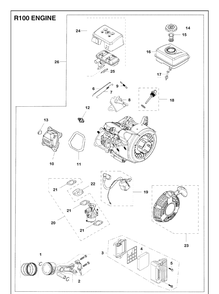 Part Location Diagram of 577473201 Husqvarna Spark Plug