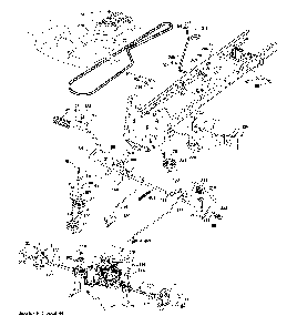Drive Diagram and Parts List for YTH2754T (96041006202)(2009-02) Husqvarna Lawn Tractor