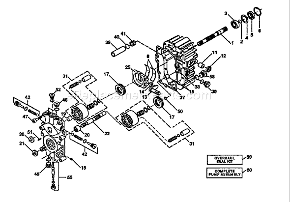 Page H Diagram and Parts List for YTH142 (H14H44A) (954000352) (1991-08) Husqvarna Lawn Tractor