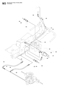 Steering Diagram and Parts List for R15-V2AWD (965200901)(2008-01) Husqvarna Lawn Tractor