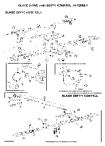 Blade Drive And Depth Control Diagram and Parts List for SC18 (968999352)(2005-12) Husqvarna Dethatcher
