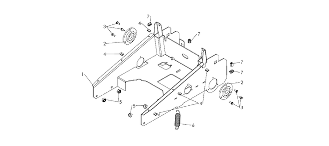 Part Location Diagram of 531008358 Husqvarna Palier Arbre De Roue 15366