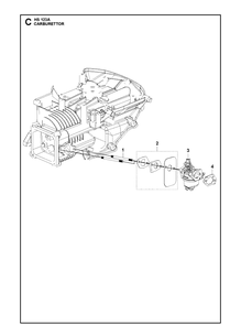 Carburettor Diagram and Parts List for 529347201 2021-01 Husqvarna Engine