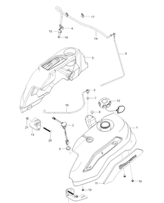 Part Location Diagram of 587044521 Husqvarna Hose