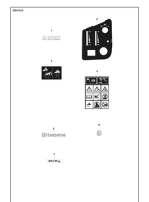 Part Location Diagram of 582570001 Husqvarna Label