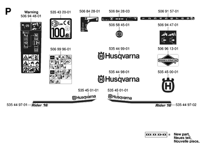 Part Location Diagram of 506961301 Husqvarna 