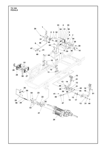 Part Location Diagram of 581551201 Husqvarna Hexagon Locking Nut