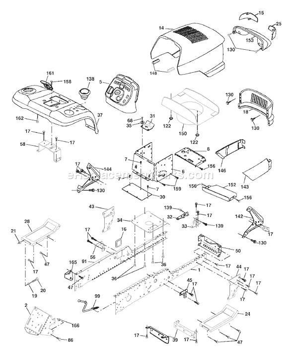 Page A Diagram and Parts List for GTH2548XPB (954567895) (2002-10) Husqvarna Lawn Tractor