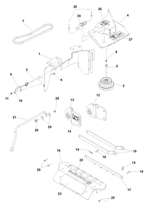 Drive Kit Assembly (Iz, 48-Inch, 52-Inch And 61-Inch Decks) Diagram and Parts List for DFS (539113706)(2006-09) Husqvarna Lawn Tractor Accessories