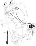 Page C Diagram and Parts List for 8527SBEB 8527 SBEB 96193001100 -2005-12 Husqvarna Snow Blower
