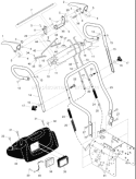 Page F Diagram and Parts List for 8527SBEB 8527 SBEB 96193001100 -2005-12 Husqvarna Snow Blower